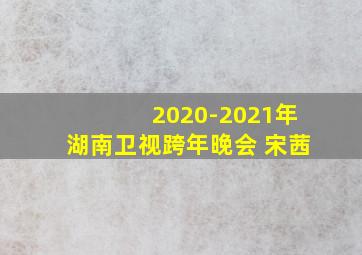 2020-2021年湖南卫视跨年晚会 宋茜